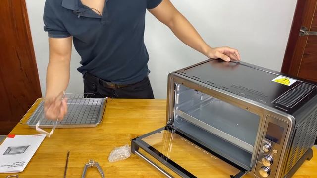 Unboxing the Toshiba AC25CEW-BS Toaster Oven смотреть онлайн