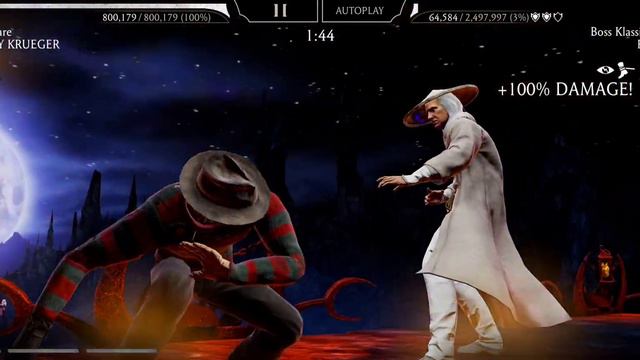 HALLOWEEN 🎃 TEAM? INSANE HORROR NIGHTMARE TEAM VS KLASSIC TOWER BOSS MATCH 200. Mortal Kombat Mobil смотреть онлайн