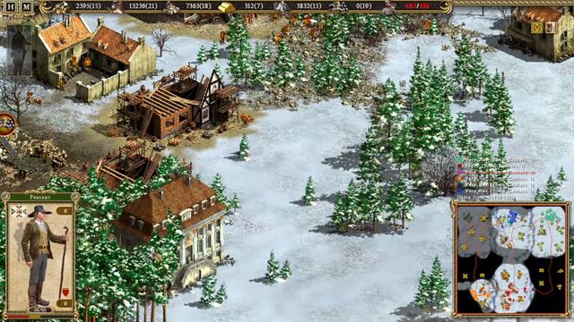 Cossacks 2 3v3 Skirmish: No Way Out | Rhine, France, Spain vs Poland, France, Spain | Very Hard смотреть онлайн