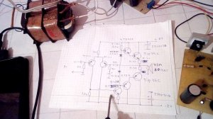 Простой Мощный Усилитель Звука на транзисторах TIP 35C, TIP 36C.