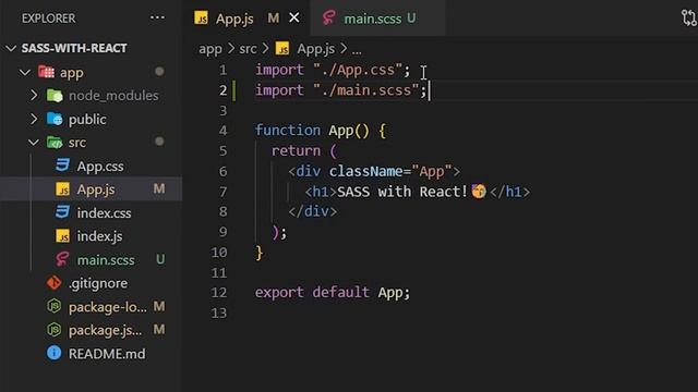 How to use SASS in React JS! SUPER Simple! смотреть онлайн