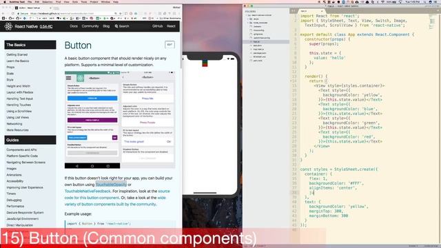 React Native Tutorial - Learn React Native (25+ topics!) смотреть онлайн