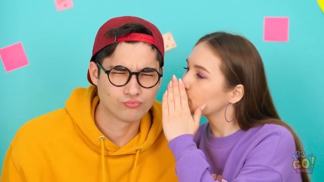 THE ULTIMATE GUIDE TO CHEATING ON EXAMS | School Survival Tricks for Students by 123GO! SCHOOL смотреть онлайн