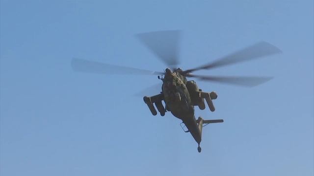 Боевая работа экипажей Ми28 в ходе СВО
