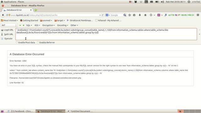 Seni Mengeksploitasi Bug Sql Injection di Web Bank INDONESIA #part 1 смотреть онлайн