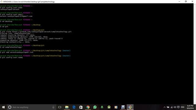 GIT setup смотреть онлайн