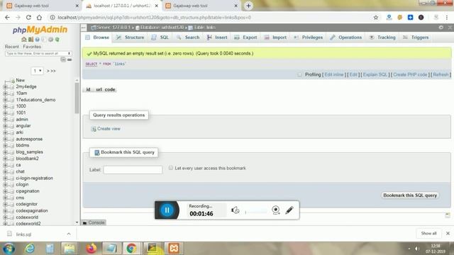 How to create URL shortning website with Php смотреть онлайн