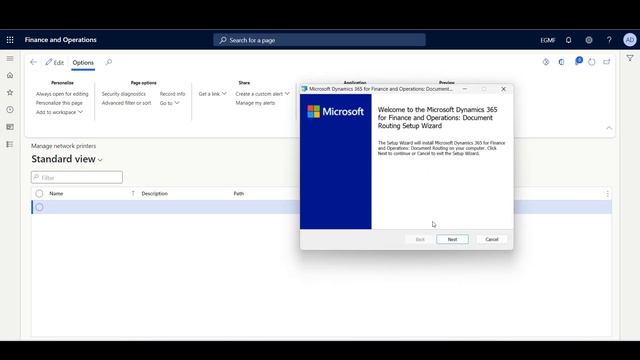 Install a virtual ZPL printer and connect it to the Document Routing Agent in D365 смотреть онлайн