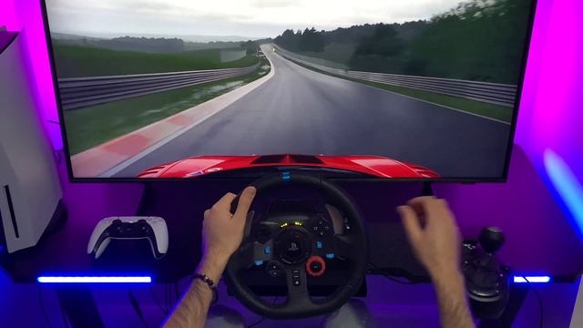 Gran turismo 7 ps5 | Logitech g29 steering wheel | Ferrari 458 italia GT3 смотреть онлайн