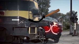 Monster Trains Crush Drunk Car | Train Crash Doodle Chases Car | Lucky Doodles