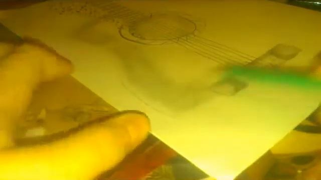 Рисунок гитары моему любимому дяде !!! смотреть онлайн