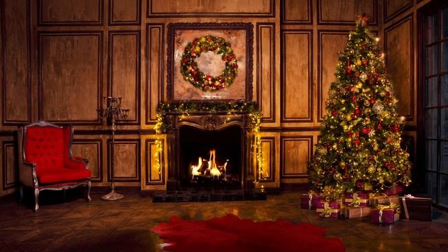 ?Beautiful Christmas Tree with Fireplace Sounds? смотреть онлайн