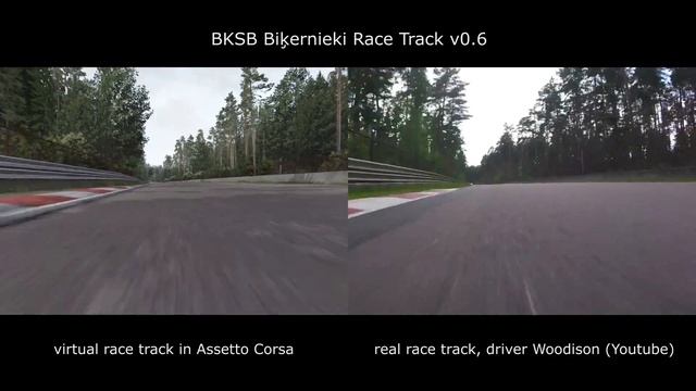 Biķernieki Race Track v0.6 comparison to real life смотреть онлайн