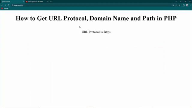 How to Get URL Protocol, Domain Name and URL Path in PHP | PHP Problem Solving | Learn with Sazzad смотреть онлайн