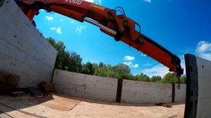 Обучение . Как работать на манипуляторе.В сантиметрах от кабины