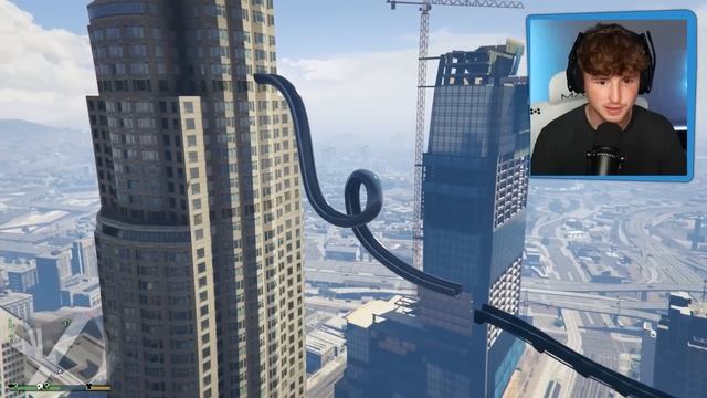 $1 VS $1,000,000,000 Waterslide in GTA 5! смотреть онлайн