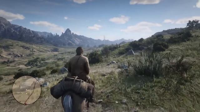 Red Dead Redemption 2 - Hunting A Bison With Charles смотреть онлайн