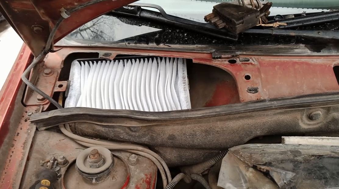 замена фильтра салона калина смотреть онлайн