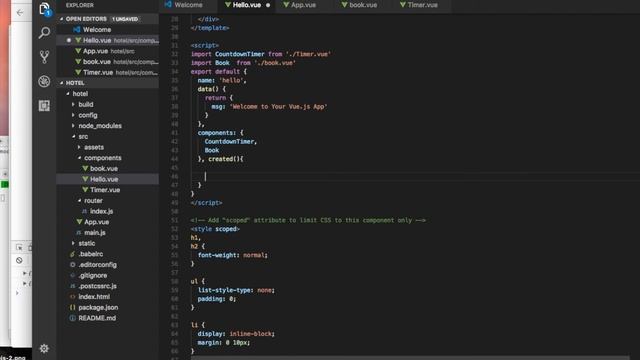 #5 Let's make a web app in Vuejs - POST & GET data into Mongo DB backend смотреть онлайн