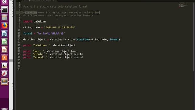 Python Convert String Date into datetime Object format смотреть онлайн