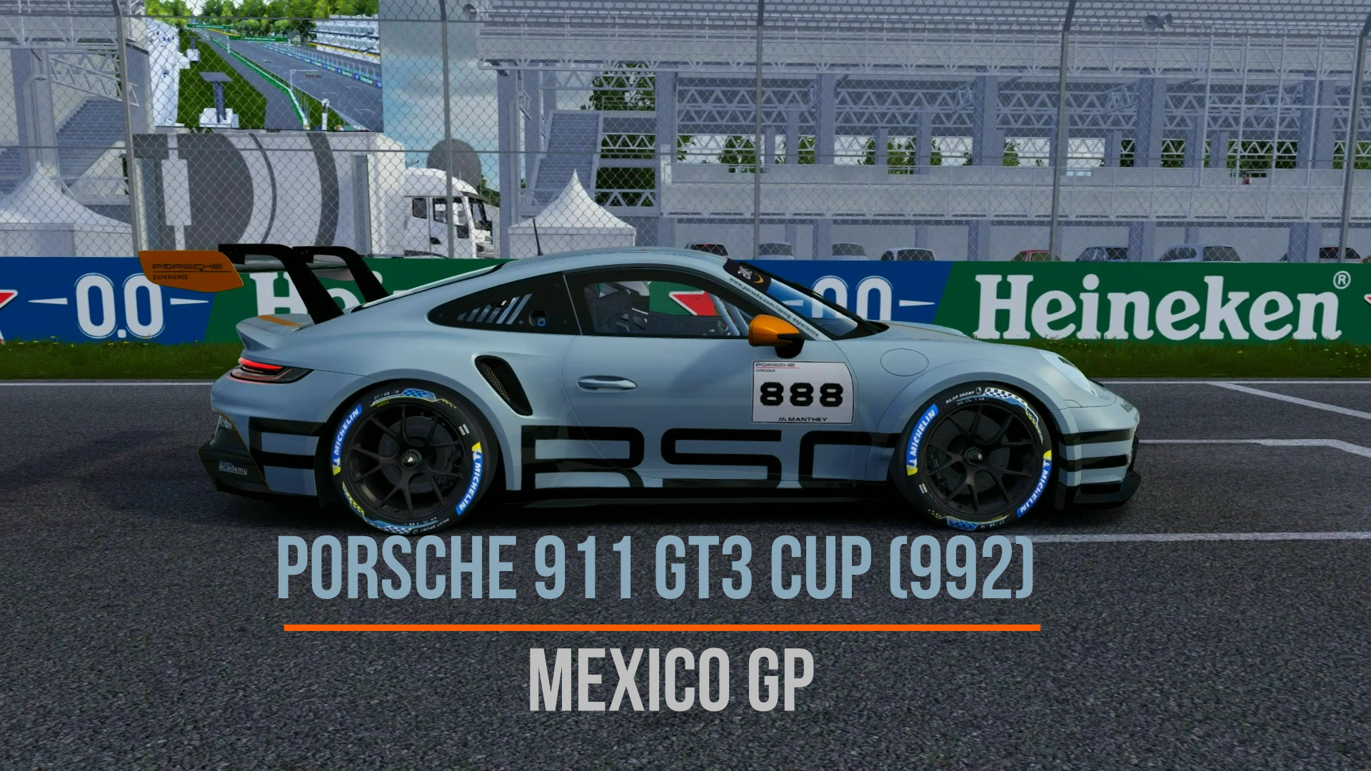 Porsche 911 Gt3 Cup (992) - Mexico | Assetto Corsa. смотреть онлайн