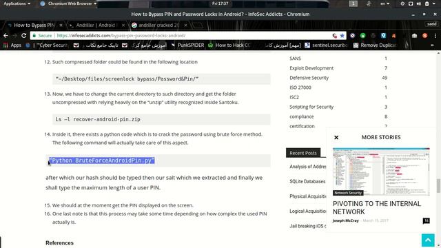28- Introduction to Andriller Android Forensic Tools смотреть онлайн