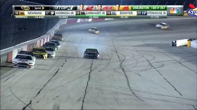 NASCAR Crashes from Darlington 9/5 - 9/6/2015 (Live) HD смотреть онлайн