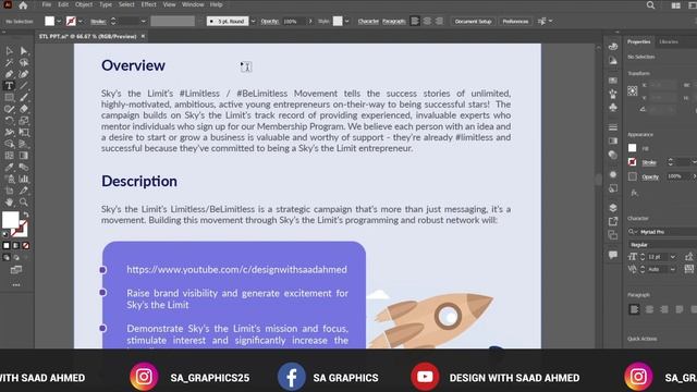 Add Hyperlinks To PDF In Adobe Illustrator | Adobe Illustrator Tutorial