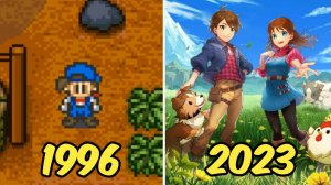 Эволюция серии игр Harvest Moon (1996-2023)