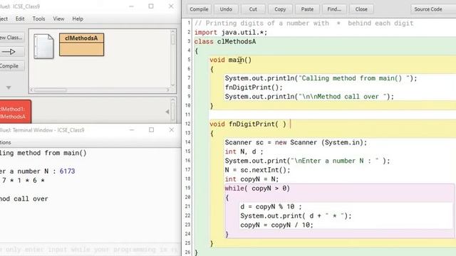 ICSE Class 9 - Java Programming O - Methods Example i смотреть онлайн