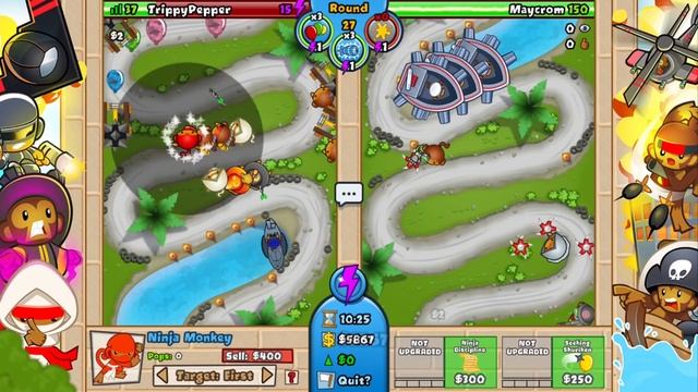 IMPOSSIBLE LATEGAME :: $1000 Only LATEGAME HACK! (Bloons TD Battles) смотреть онлайн