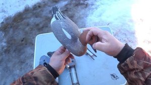 Восемь лет охоты с чучелами из пенопласта, их доработка и монтаж грузил.