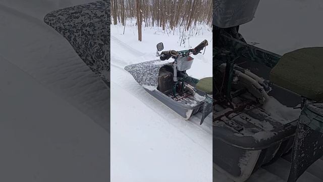 Самодельный толкачь с КПП от ваз.второй год.