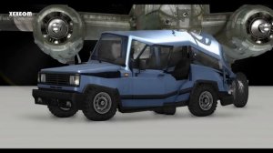 BeamNG.Drive Mod : UAZ-3170 (Crash test)