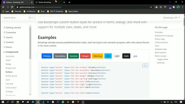 #4 Bootstrap: Membuat Button di Bootstrap смотреть онлайн