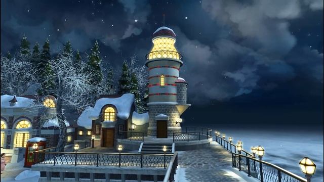 Village 3D Screensaver Sun & Snow смотреть онлайн