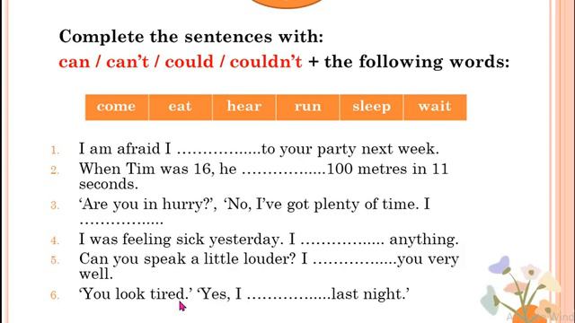 Modal Auxiliaries (with main verb) смотреть онлайн