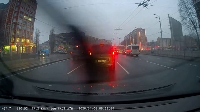 Видеорегистратор JOOYFACT A7H - дневная съёмка смотреть онлайн
