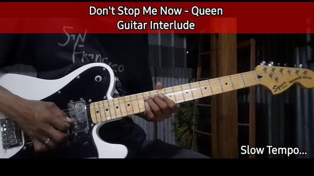 Don't Stop Me Now - Queen|Guitar Solo Tablature