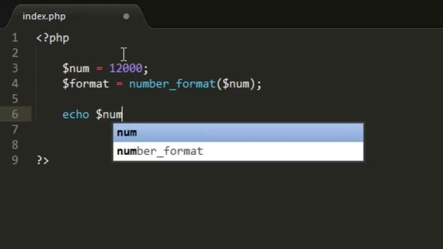 PHP - Number Format смотреть онлайн