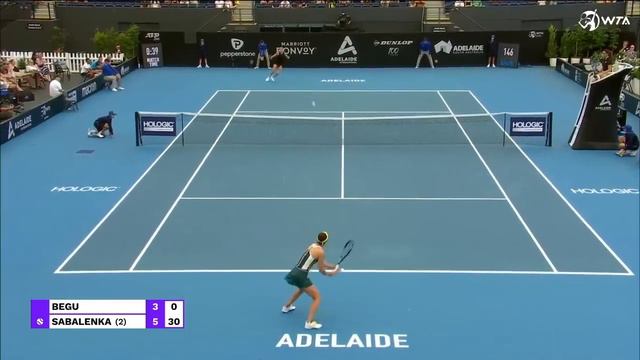 Aryna Sabalenka vs. Irina-Camelia Begu | 2023 Adelaide 1 Semifinal | WTA Match Highlights смотреть онлайн
