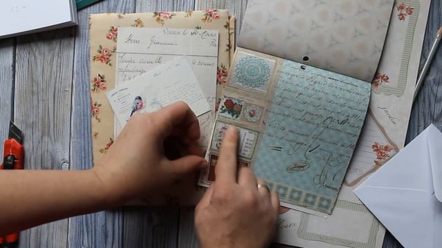 Блокнот "Старые письма" из блока Е. Курдибановской ". Мастер класс. Скрапбукинг смотреть онлайн
