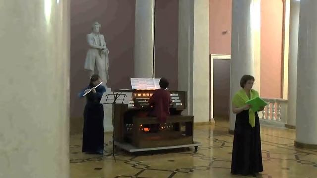 06. И.С.Бах. Ария из кантаты № 182 для альта, флейты и органа. Е. Малеева, К. Пащенко, Ю. Лотова. смотреть онлайн