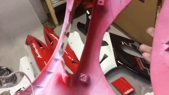 YAMAHA YZF600R Обзор комплекта пластика смотреть онлайн