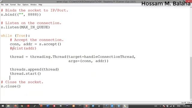 HMB | IoT | CH04 | Raspberry Pi with Python 12 смотреть онлайн
