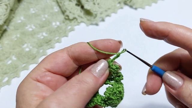 Вяжем вместе Шаль "Воздушную " смотреть онлайн