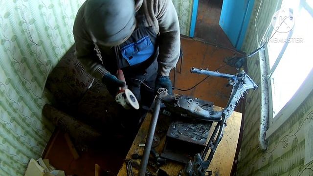 Кастом из китайского мотоцикла ч.1 смотреть онлайн