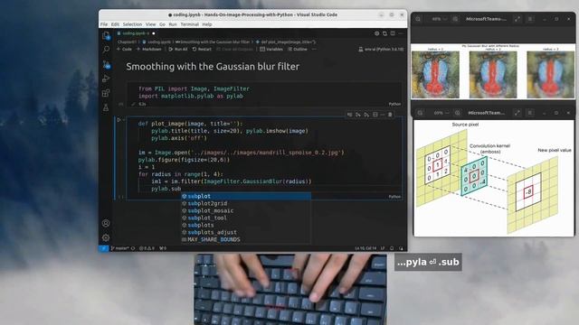 Basic Image Processing with Python - Gaussian Blur Filter | ASMR смотреть онлайн