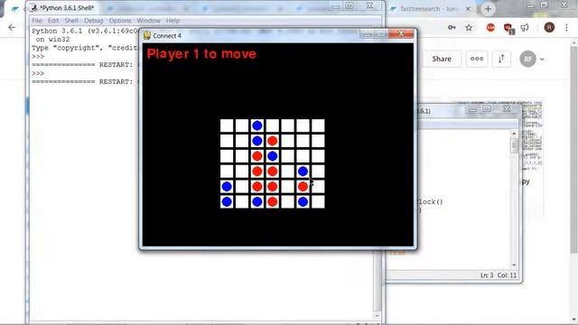 connect4 game in python 3 6 1 смотреть онлайн