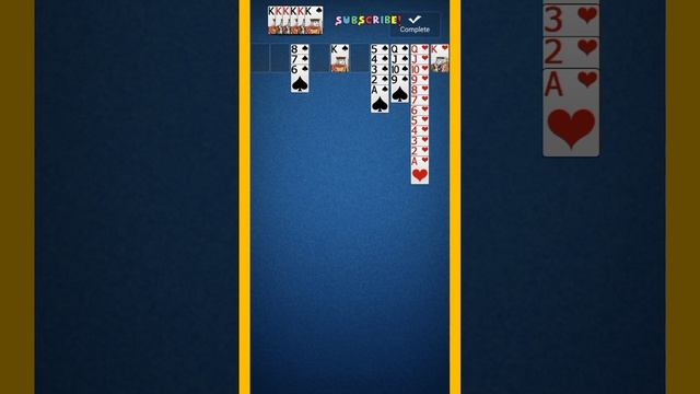 Classic Solitaire] Royal Blue Background #faizeegames смотреть онлайн